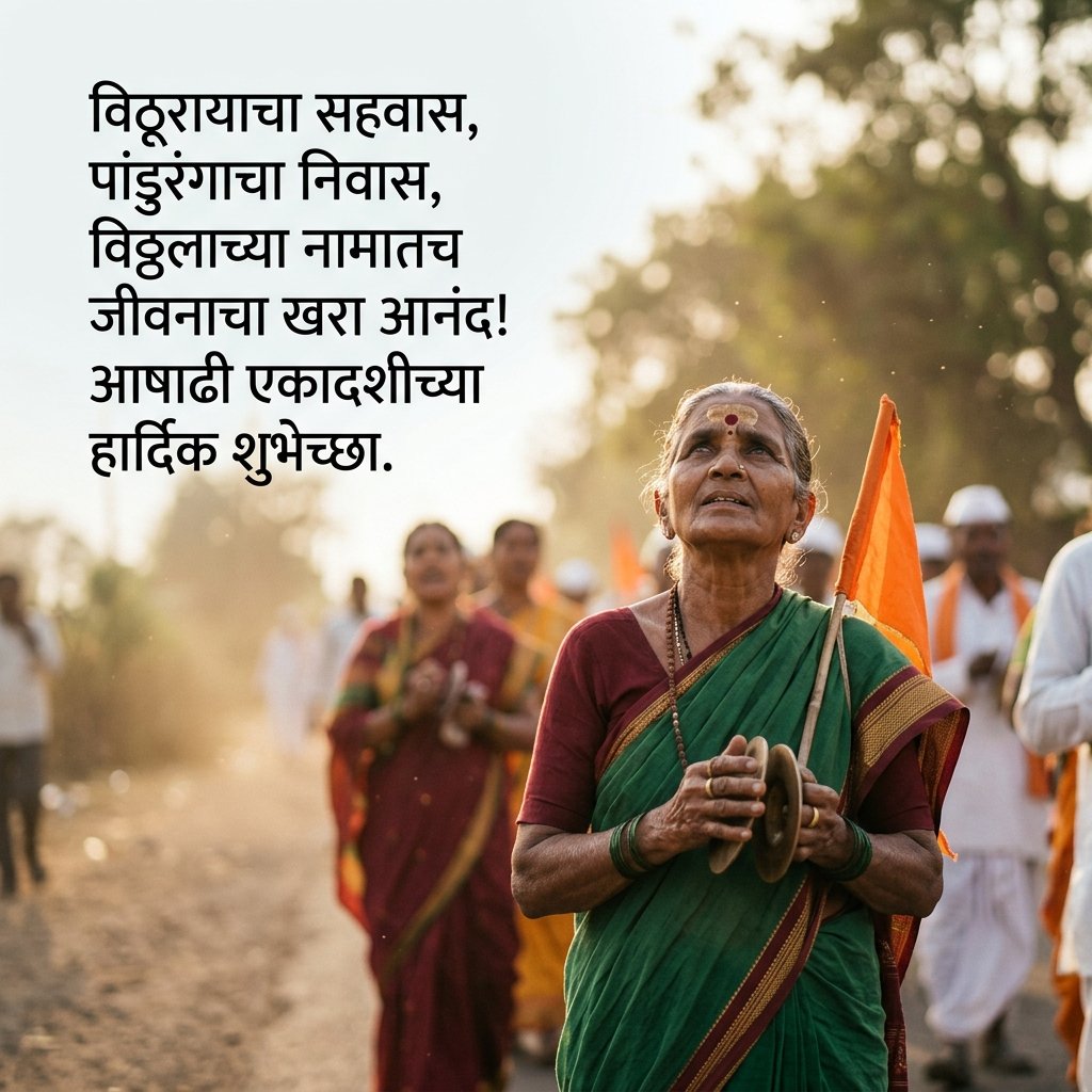 Ashadhi Ekadashi Quotes in Marathi