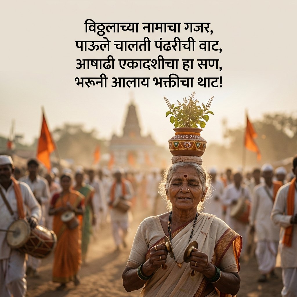 Ashadhi Ekadashi Quotes in Marathi
