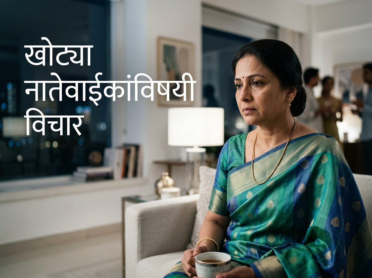 Fake Relatives Quotes in Marathi