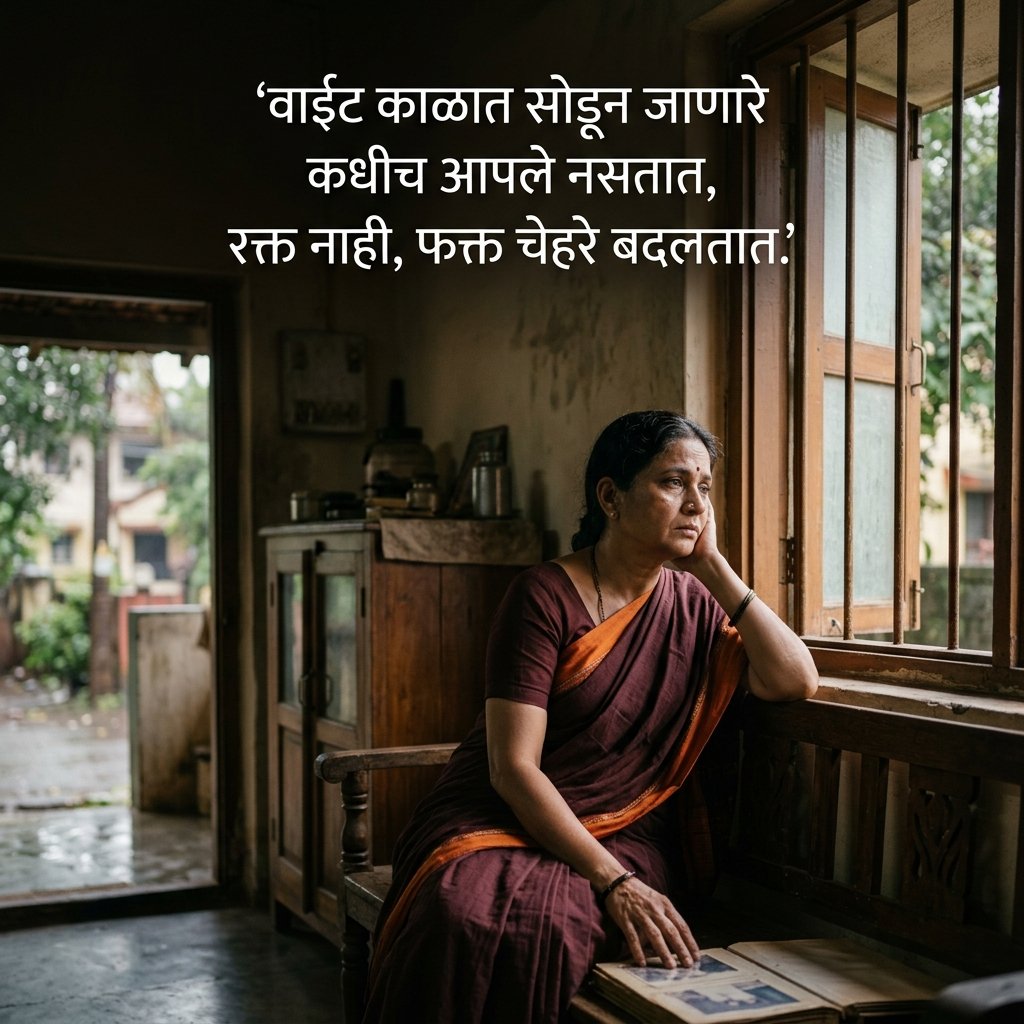 Fake Relatives Quotes in Marathi