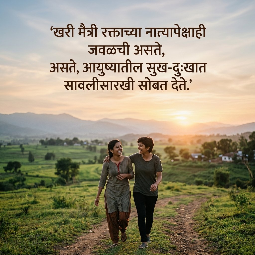 Friendship/Dosti Quotes in Marathi