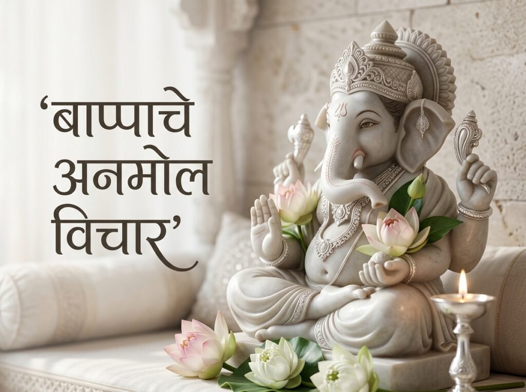Ganpati Bappa Quotes in Marathi