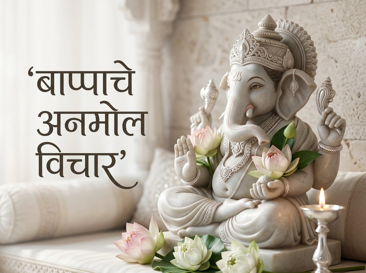 Ganpati Bappa Quotes in Marathi