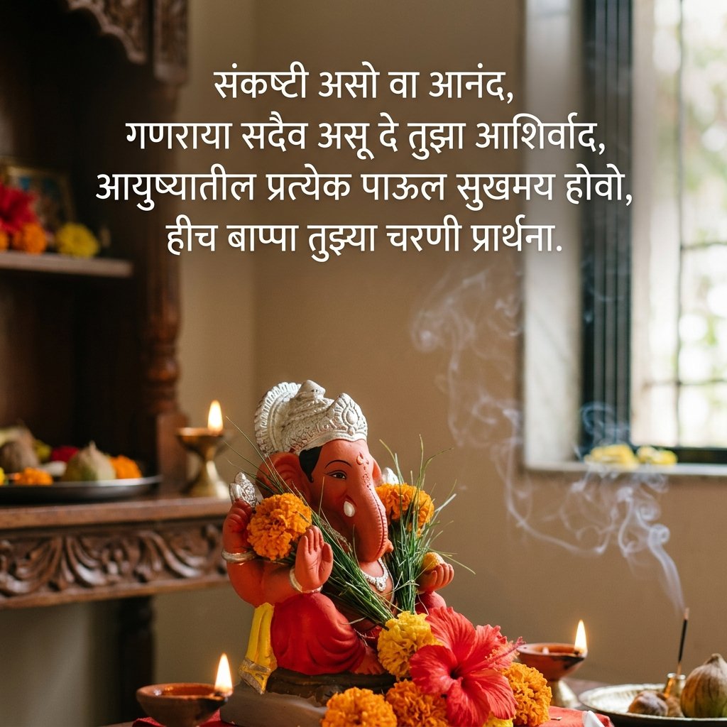 Ganpati Bappa Quotes in Marathi