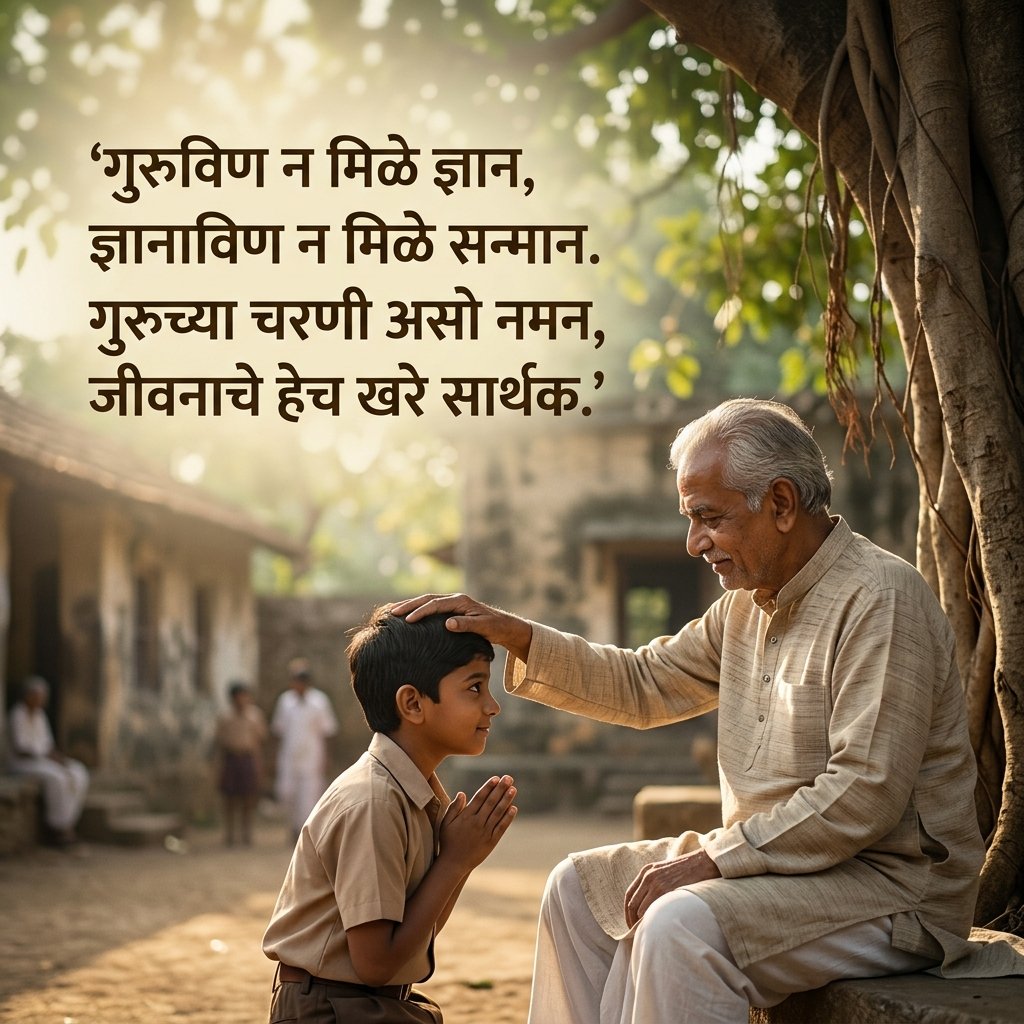 Guru Purnima Quotes in Marathi