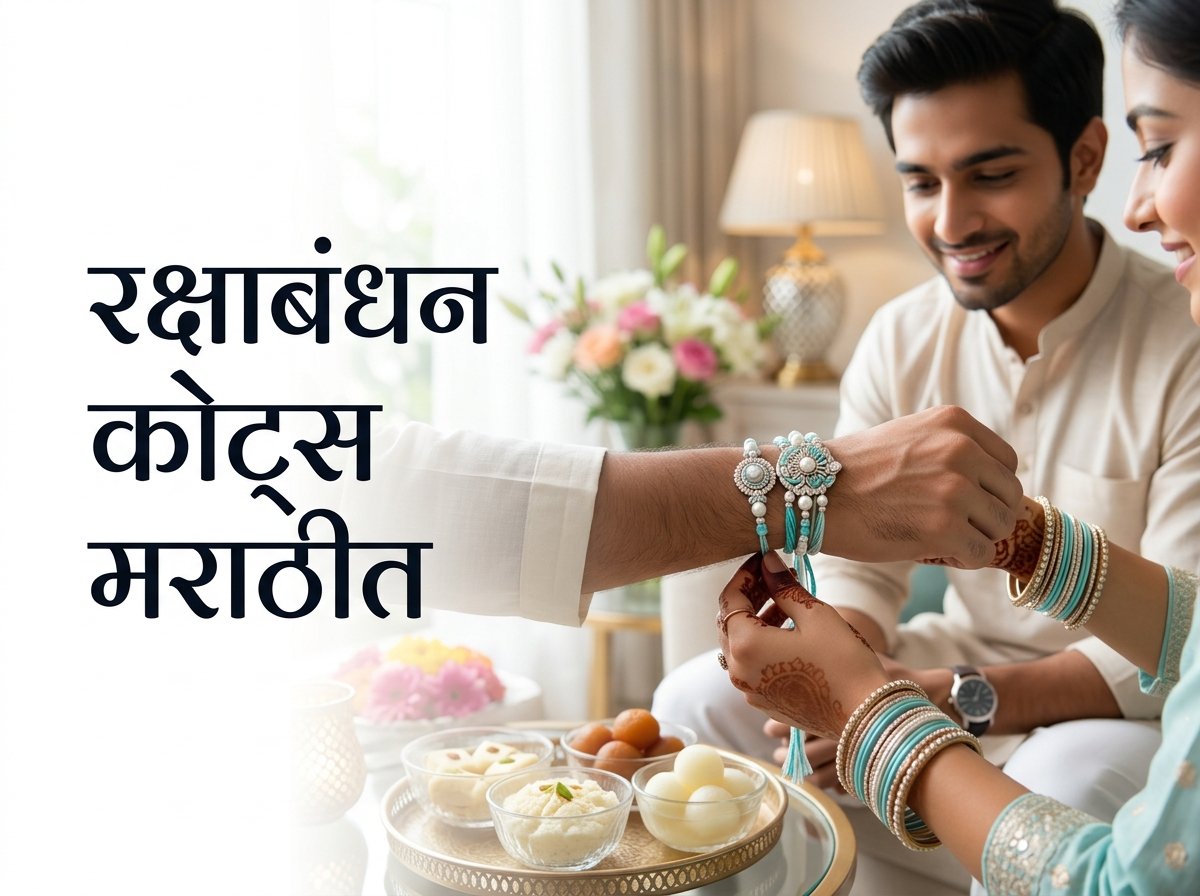 Raksha Bandhan Quotes in Marathi
