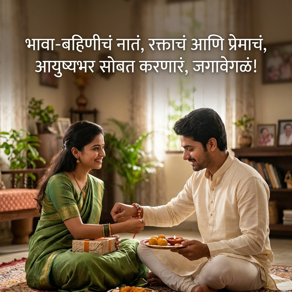 Raksha Bandhan Quotes in Marathi